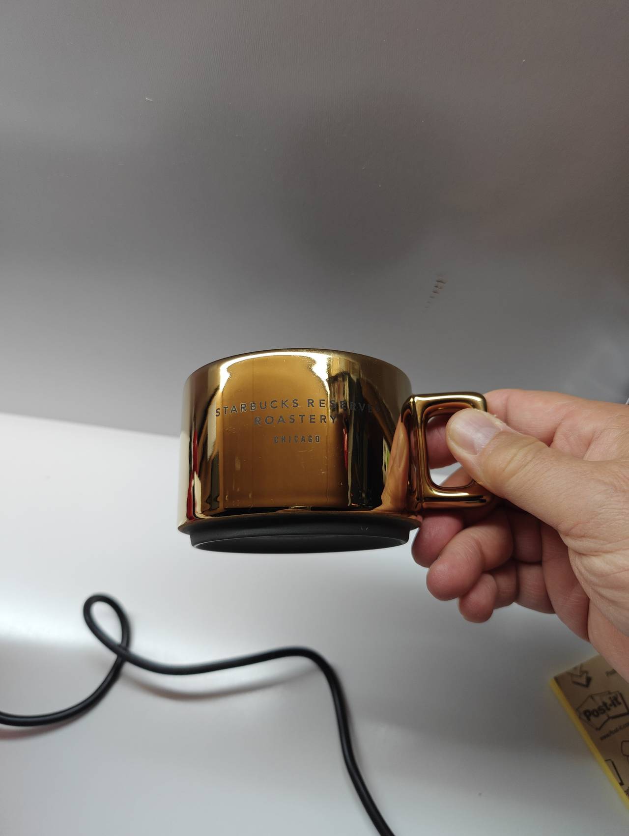 Starbucks Reserve Roastery Chicago Gold Metallic Mug