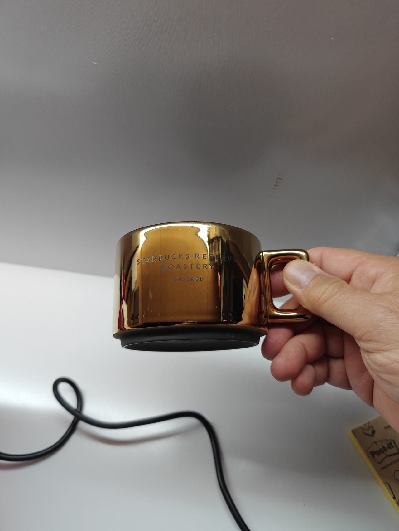 Starbucks Reserve Roastery Chicago Gold Metallic Mug