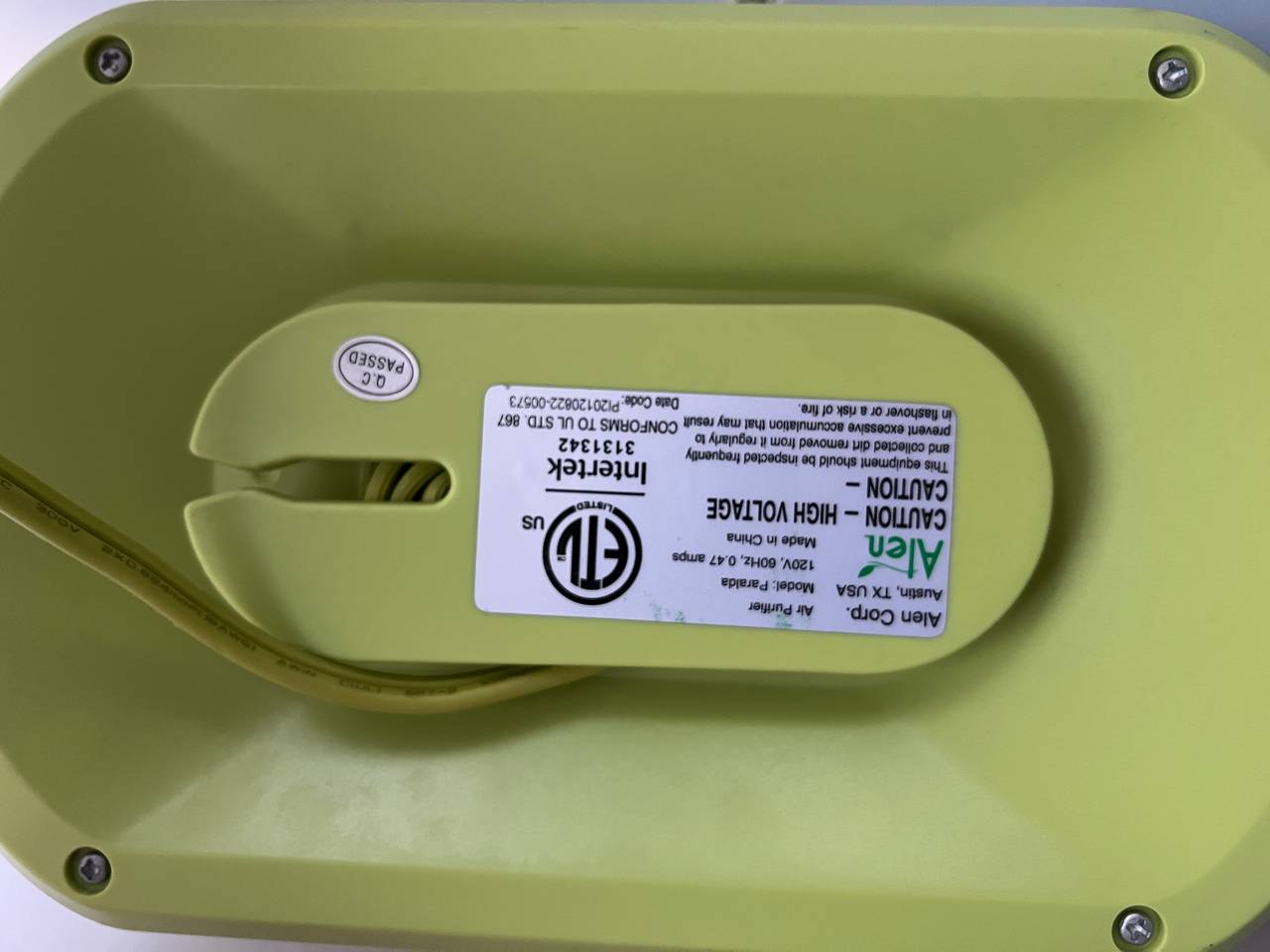 Alen Paralda HELA filter Air Purifier