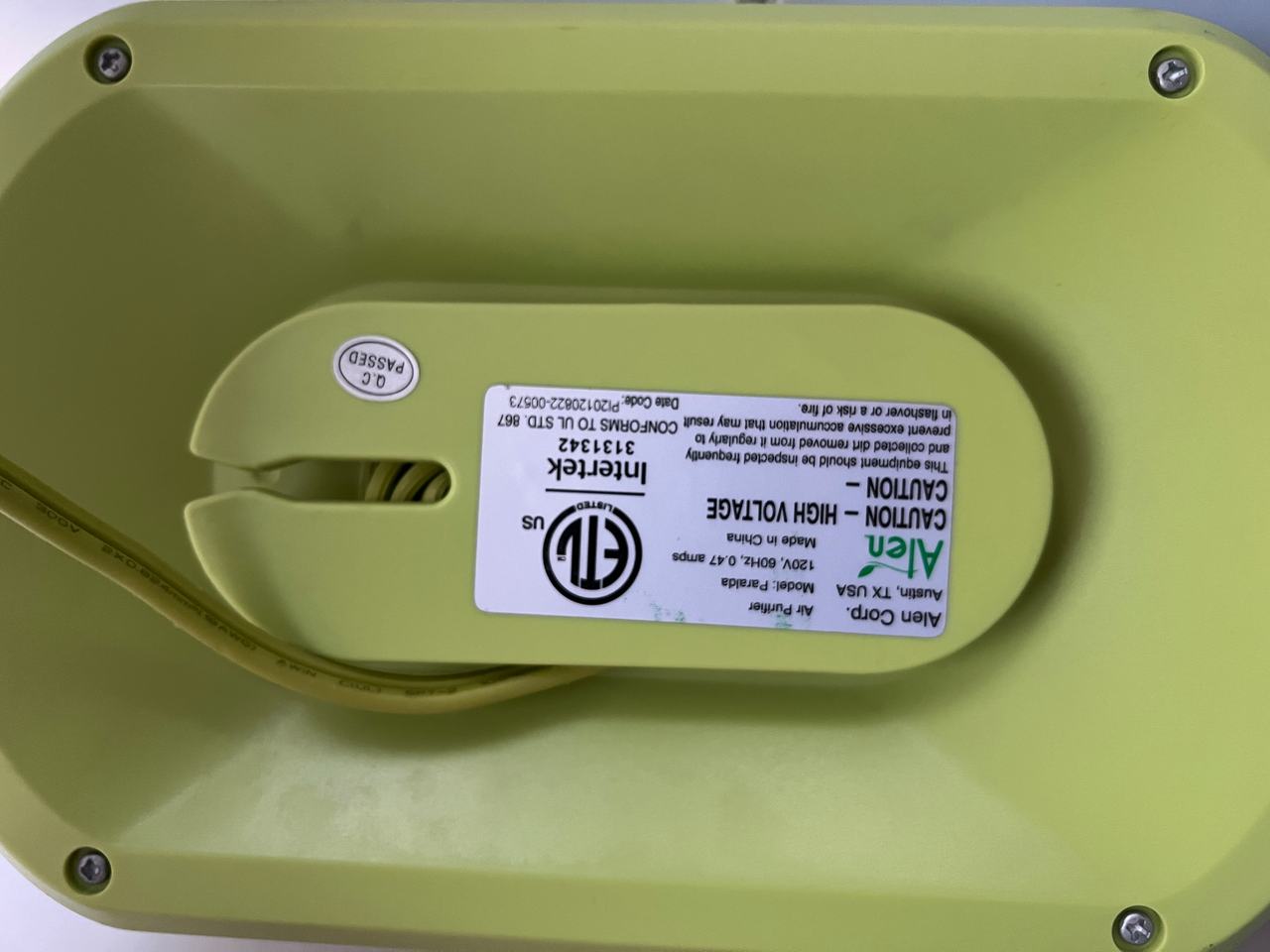 Alen Paralda HELA filter Air Purifier