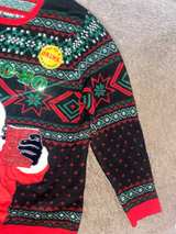 Ugly Christmas Sweater with Santa and Drink Holder - Image 6