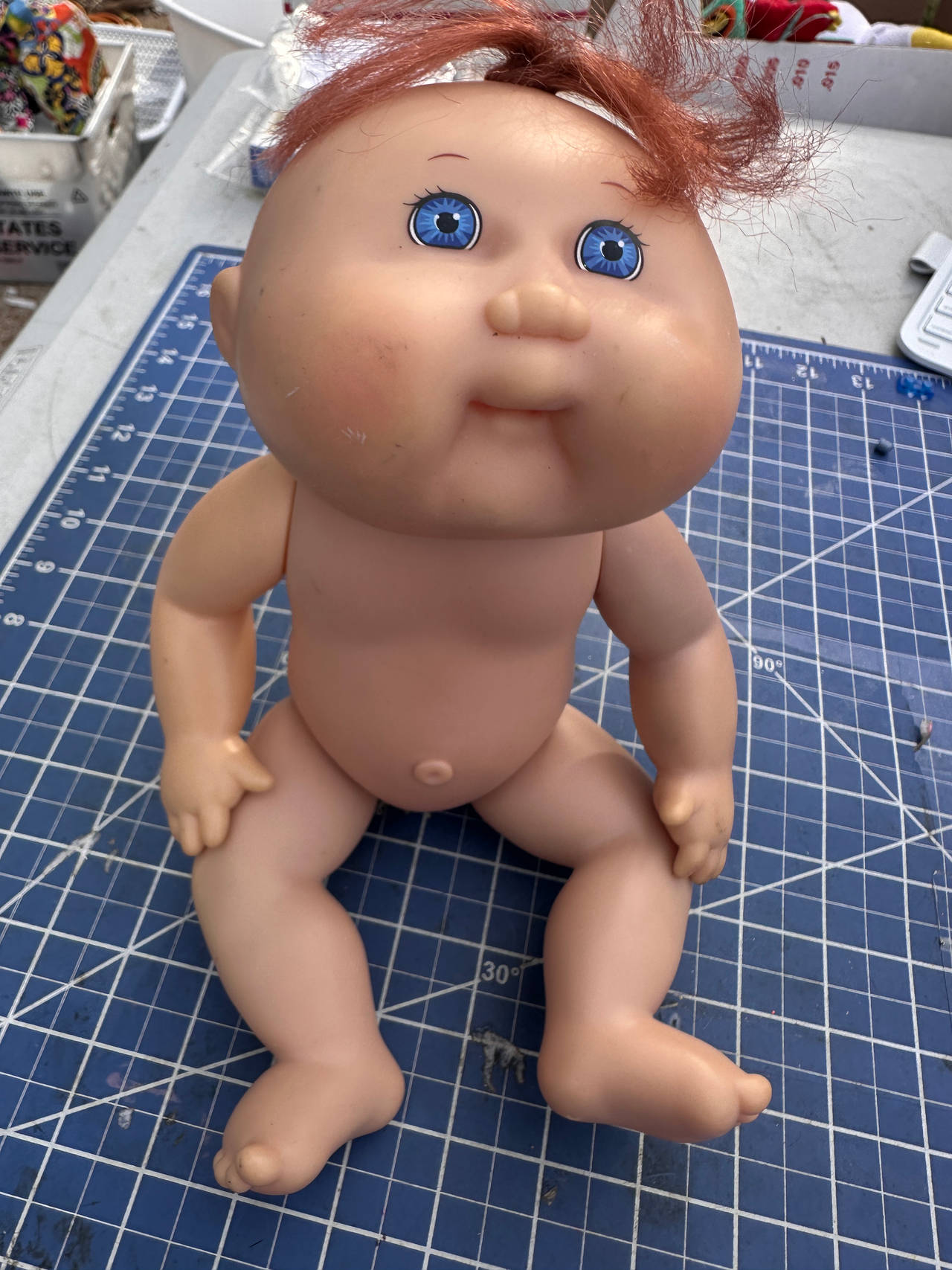 Cabbage Patch Kids Drink and Wet Doll vtg 1988  202