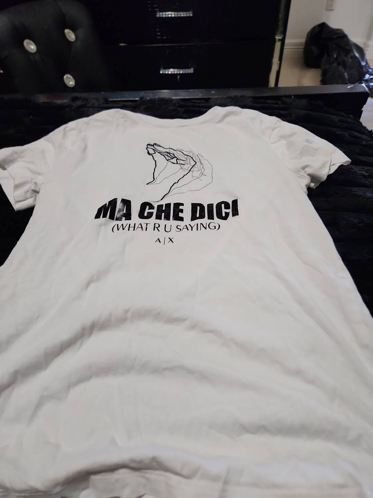 Armani Exchange Ma Che Dici Graphic T-Shirt