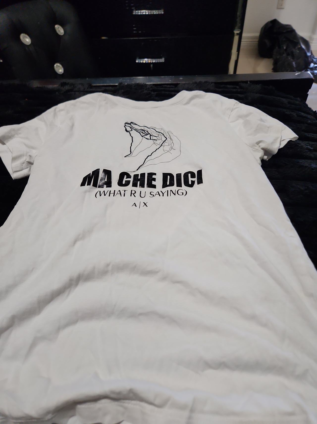 Armani Exchange Ma Che Dici Graphic T-Shirt