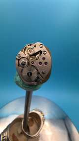 Bailey Banks & Biddle Vintage Oval Watch Dial and Movement - Image 2