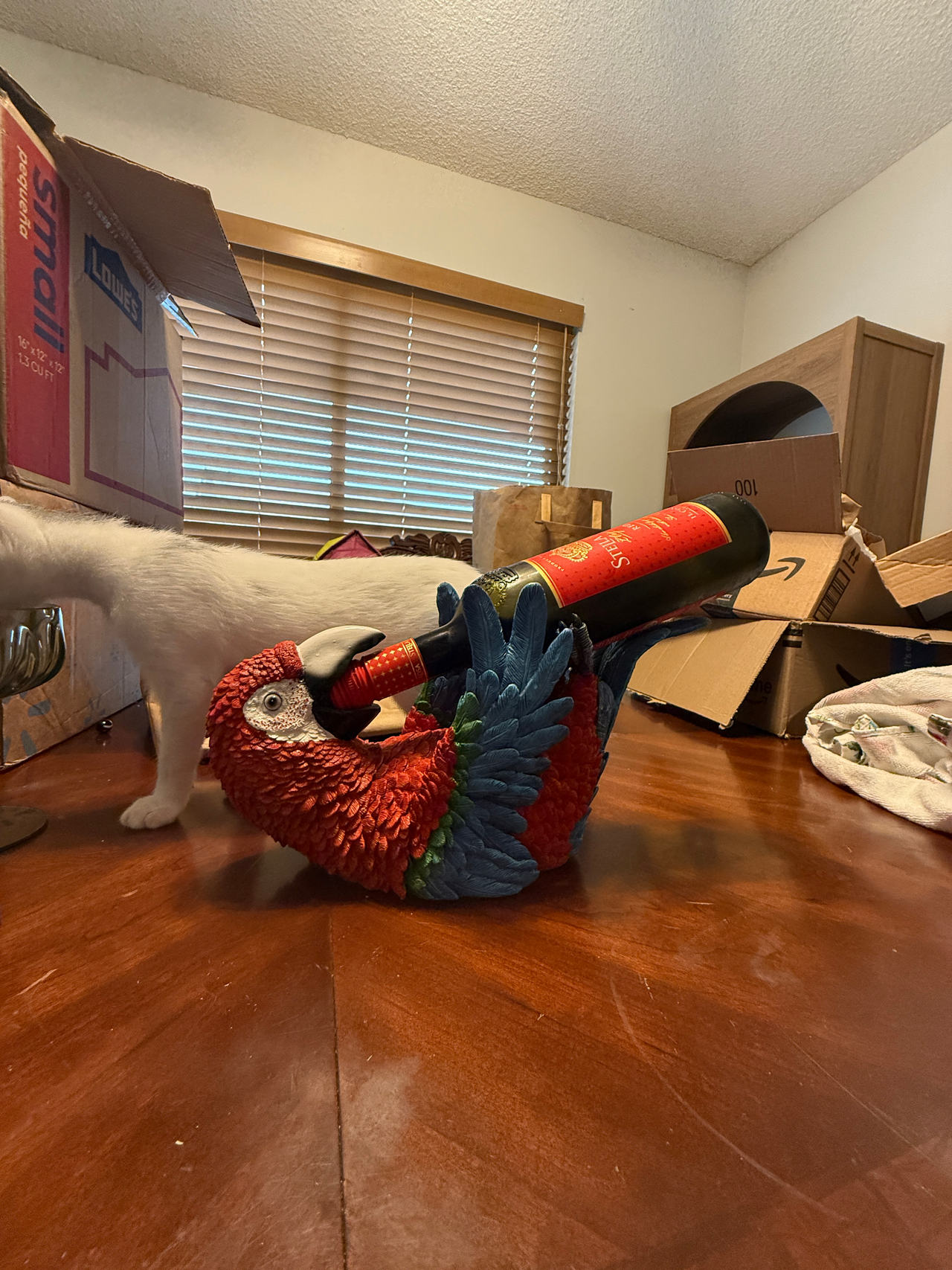Parrot Wine Bottle Holder