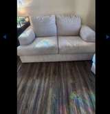 Ashley Beige Fabric Loveseat - Image 2
