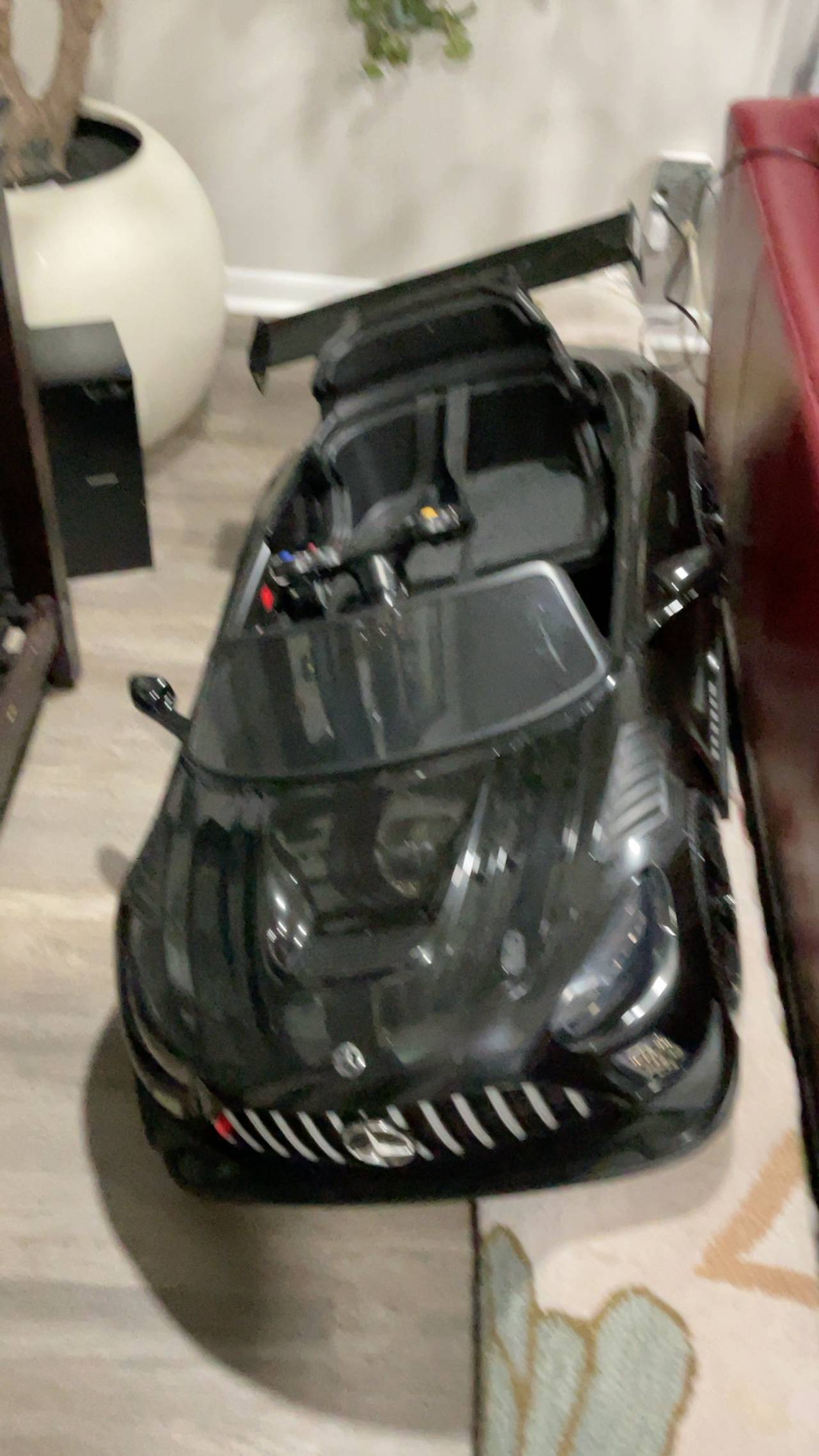 Mercedes-Benz AMG GTR Kids Ride-On Car Black