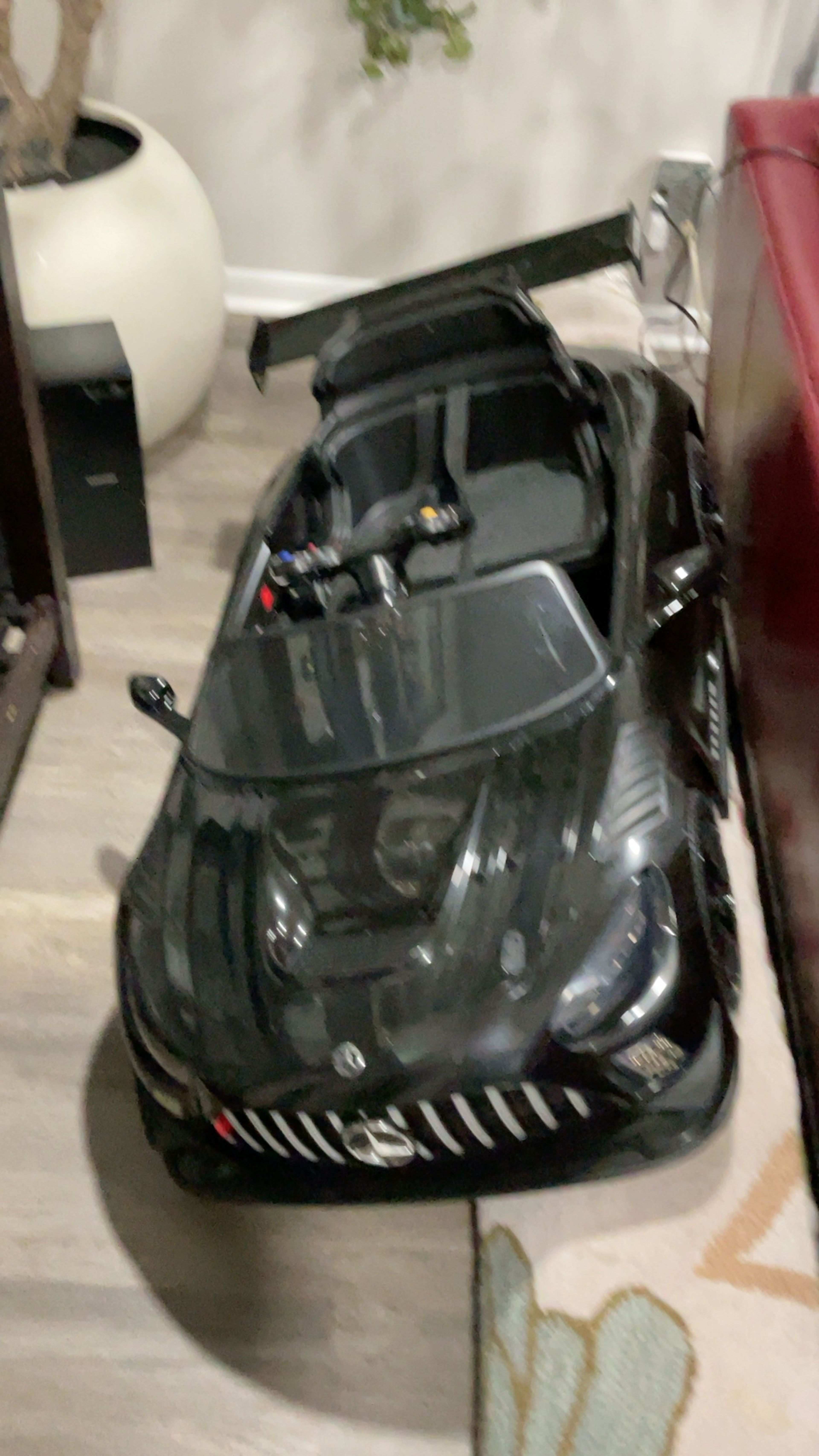 Mercedes-Benz AMG GTR Kids Ride-On Car Black