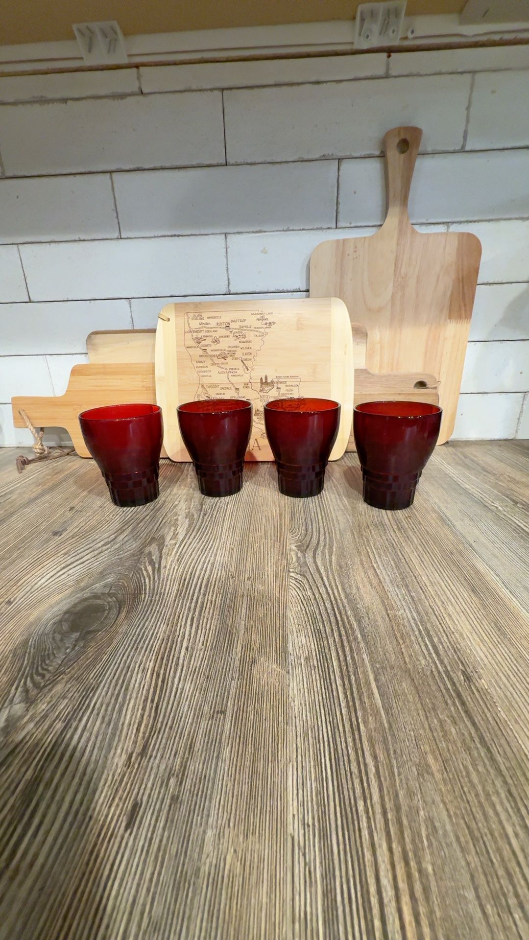 Anchor Hocking Ruby Red Windsor 4" Juice Glass