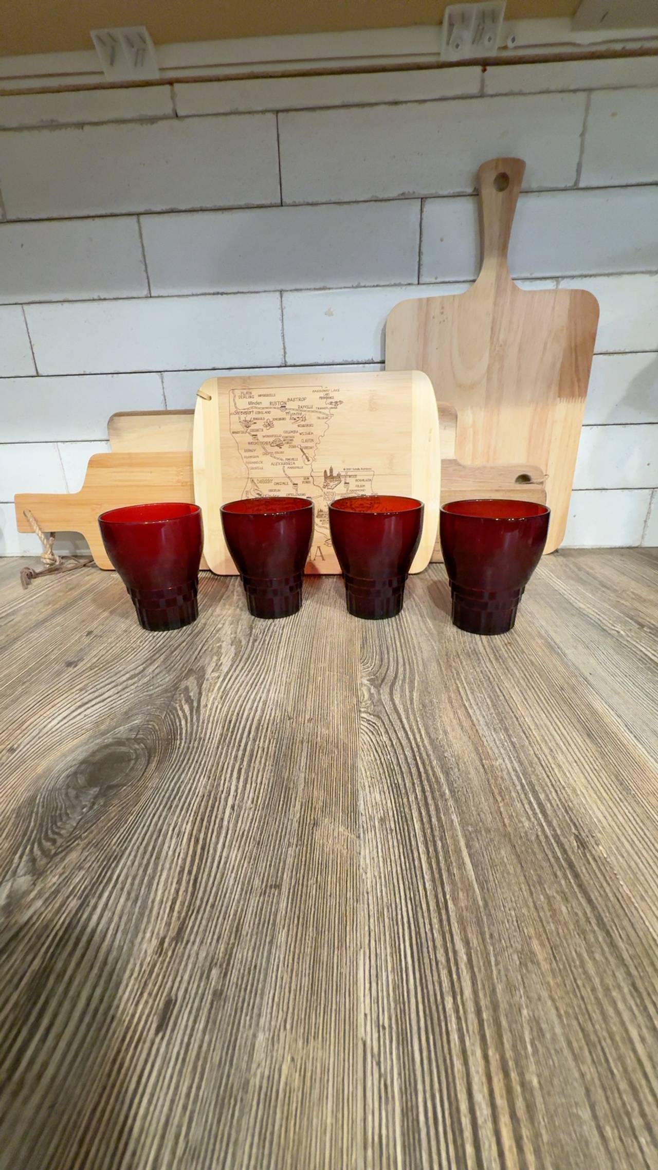 Anchor Hocking Ruby Red Windsor 4" Juice Glass