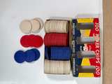 Vintage Four Aces 100 Poker Chips Set - Image 8