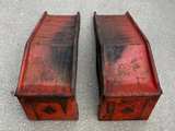 Car Ramps Steel Metal Red - Image 4