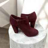 Women's Suede Ankle Booties - Image 1