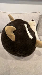 American Mills Rocky Raccoon Pillow Plush 15" Round - Image 3