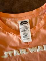 Disney Star Wars Kids Peach Logo T-Shirt - Image 3