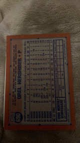 Topps 1991 Orel Hershiser Baseball Card #690 - Image 2