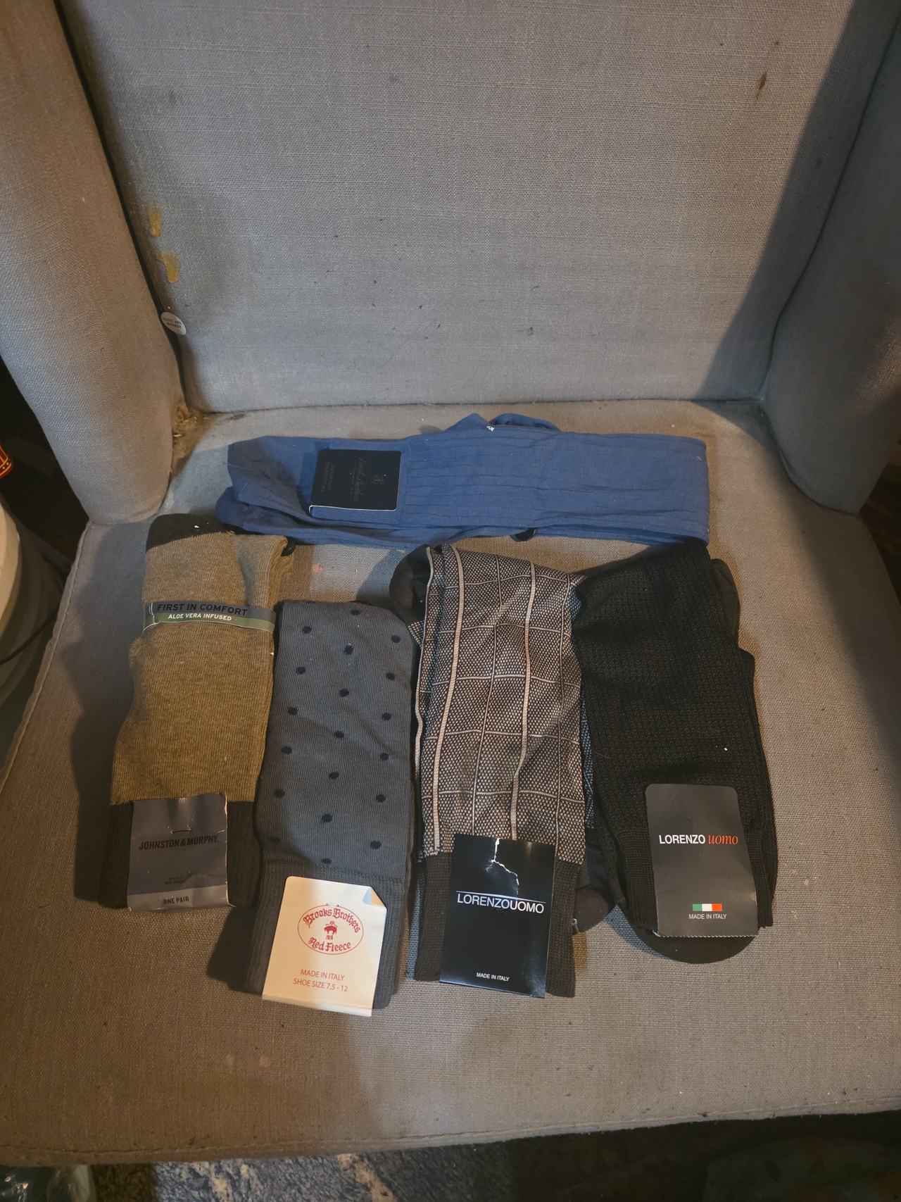 Men's Designer Dress Socks Lot