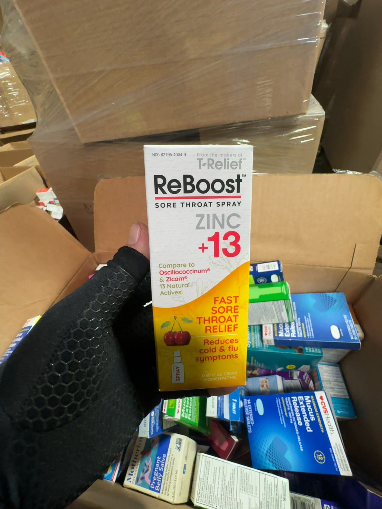 MediNatura ReBoost Zinc +13 Sore Throat Spray Cherry