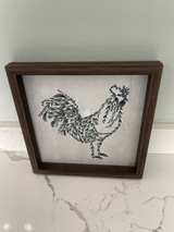Framed Rooster Wall Art - Image 3