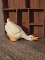 Vintage Ceramic Leaning Duck Figurine - Image 4