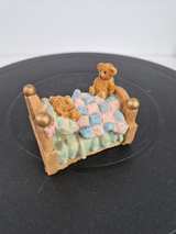 Cherished Teddies Bear in Bed Figurine - Image 4