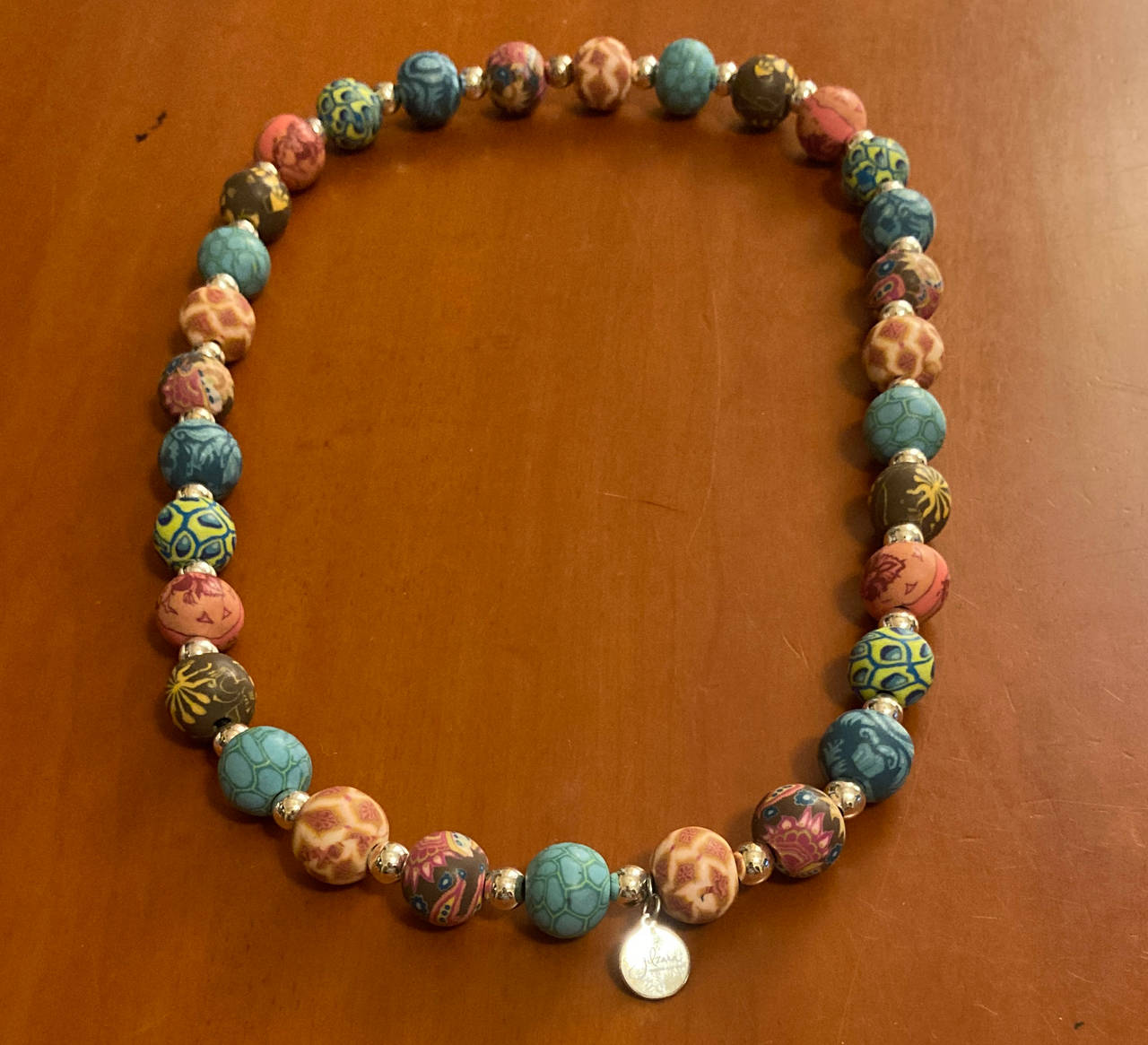 Jilzara Polymer Clay Stretch Necklace