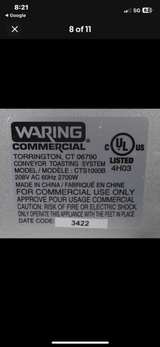 Waring Commercial Conveyor Toaster - Image 7