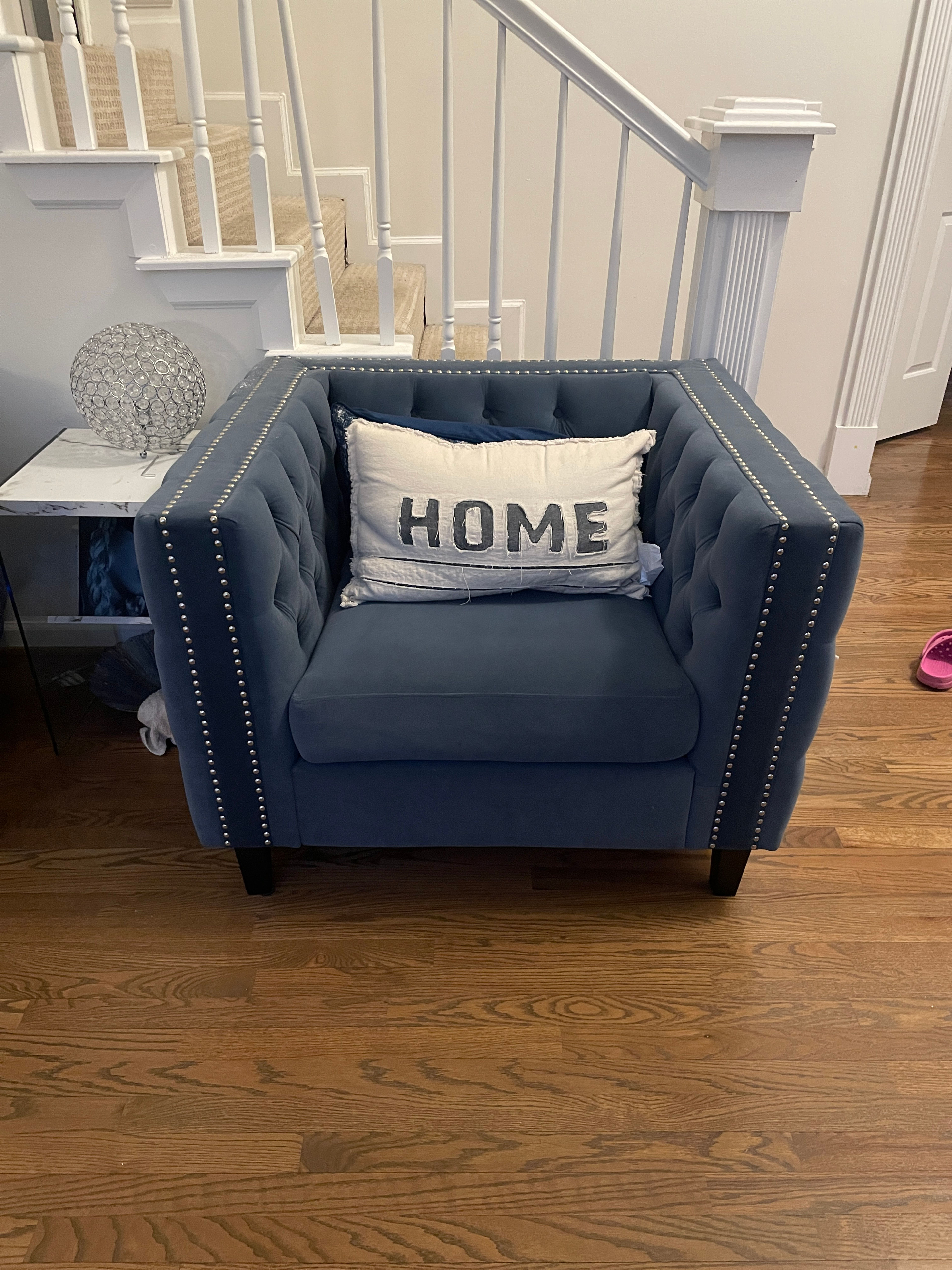 Josie Velvet Tufted Chesterfield Chair