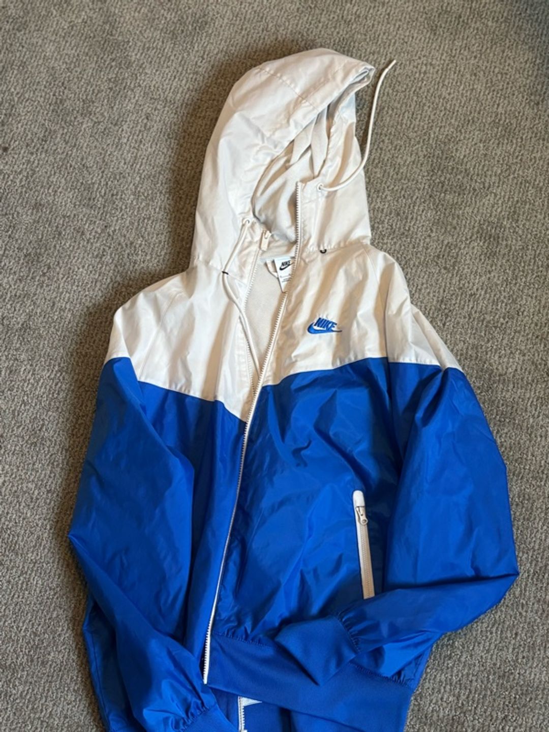 Nike Sportswear Windrunner Men's Hooded Jacket Blue/White