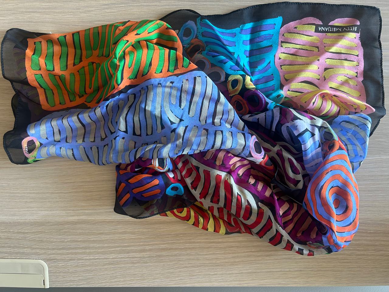Betty Mbitjana Awelye Silk Scarf