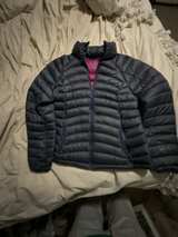 Prana Esla Hooded Down Puffer Jacket Grey - Image 1
