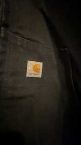 Carhartt Vintage J140 Black Duck Canvas Coat Large Heavy Insulated Jacket Men’s  - Image 1