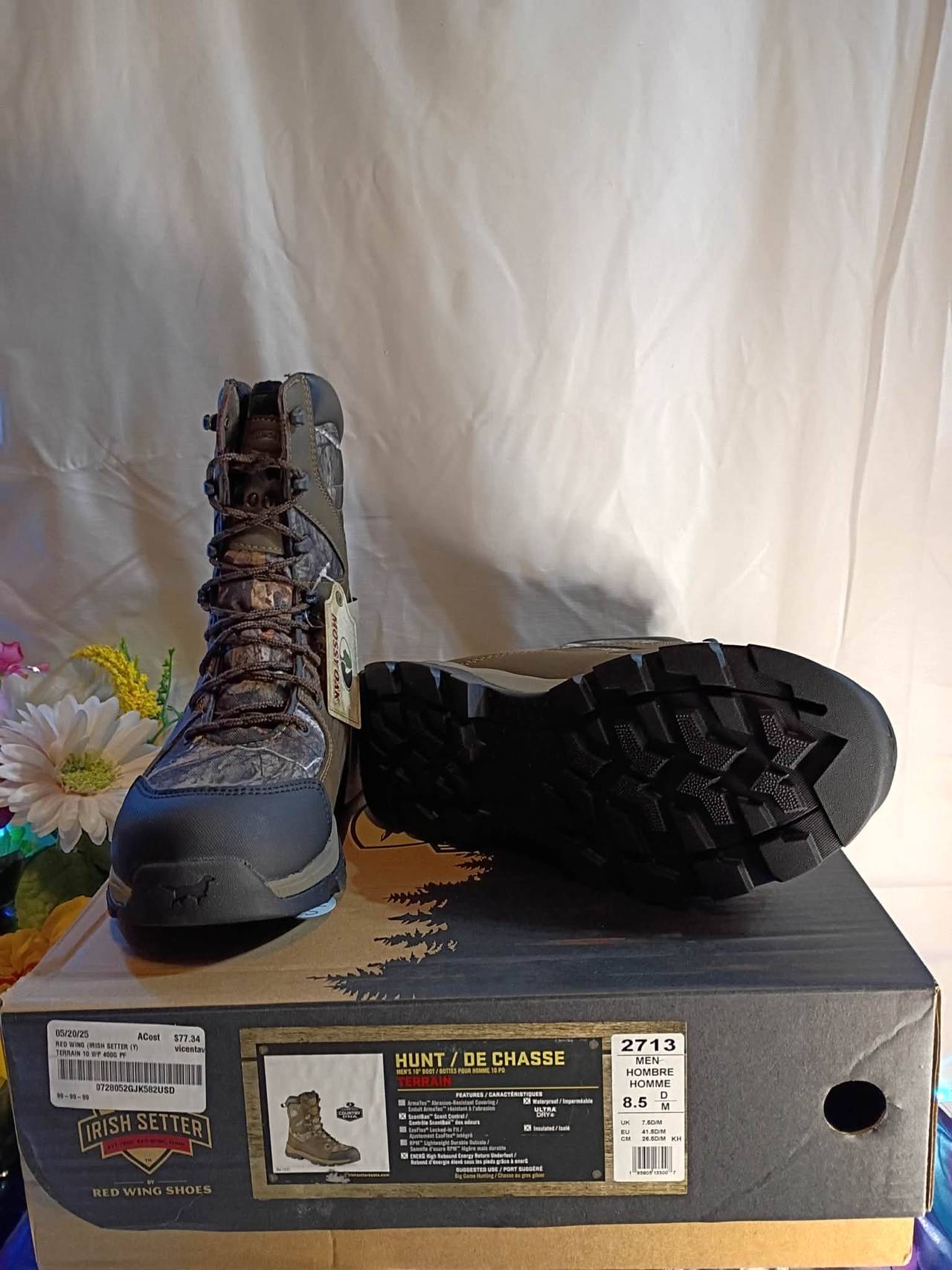 Irish Setter Vaprtrek 8-inch Waterproof Hunting Boot