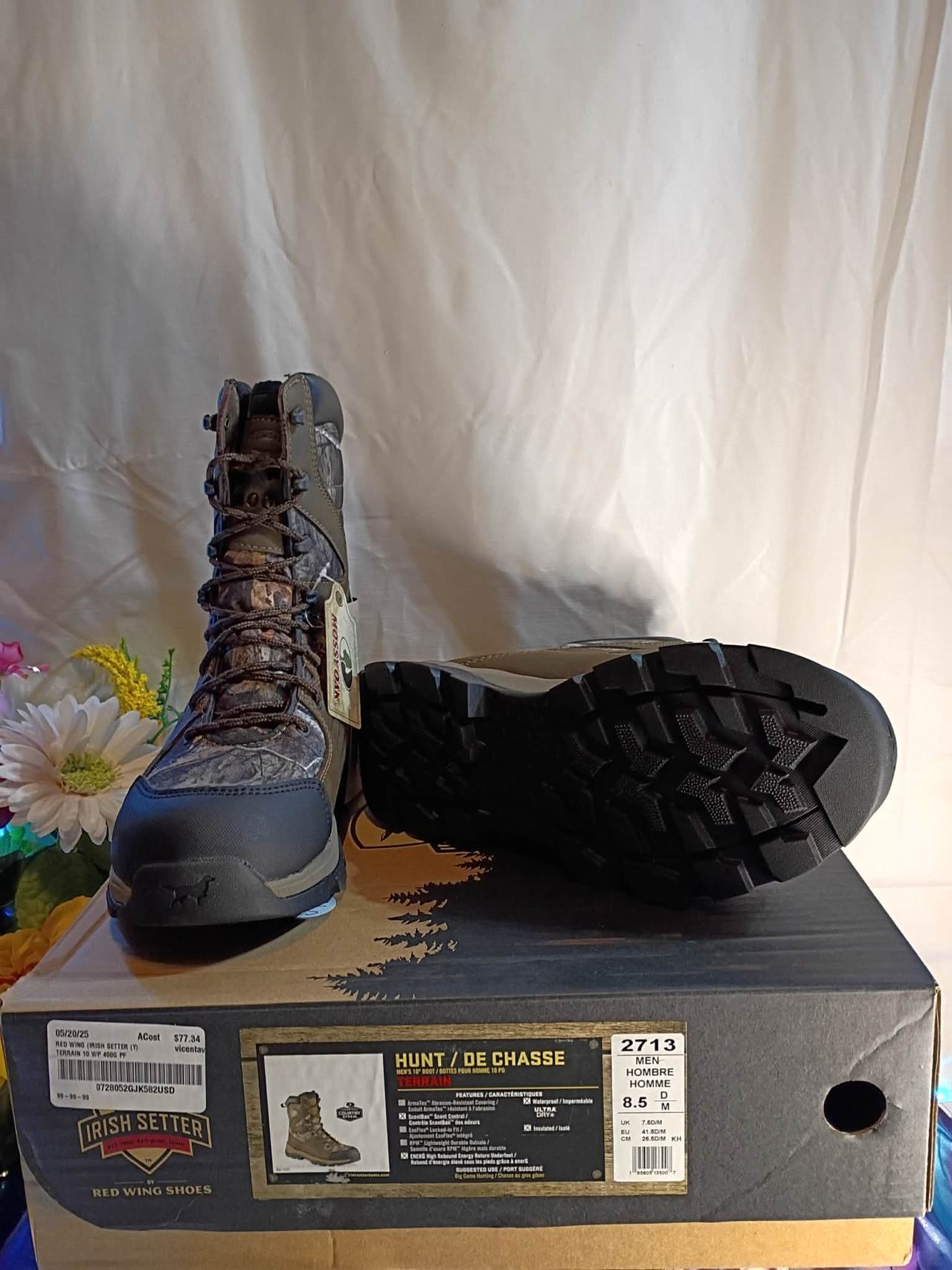 Irish Setter Vaprtrek 8-inch Waterproof Hunting Boot