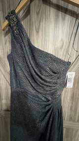 Alex Evenings One-Shoulder Metallic Gown 10P - Image 2