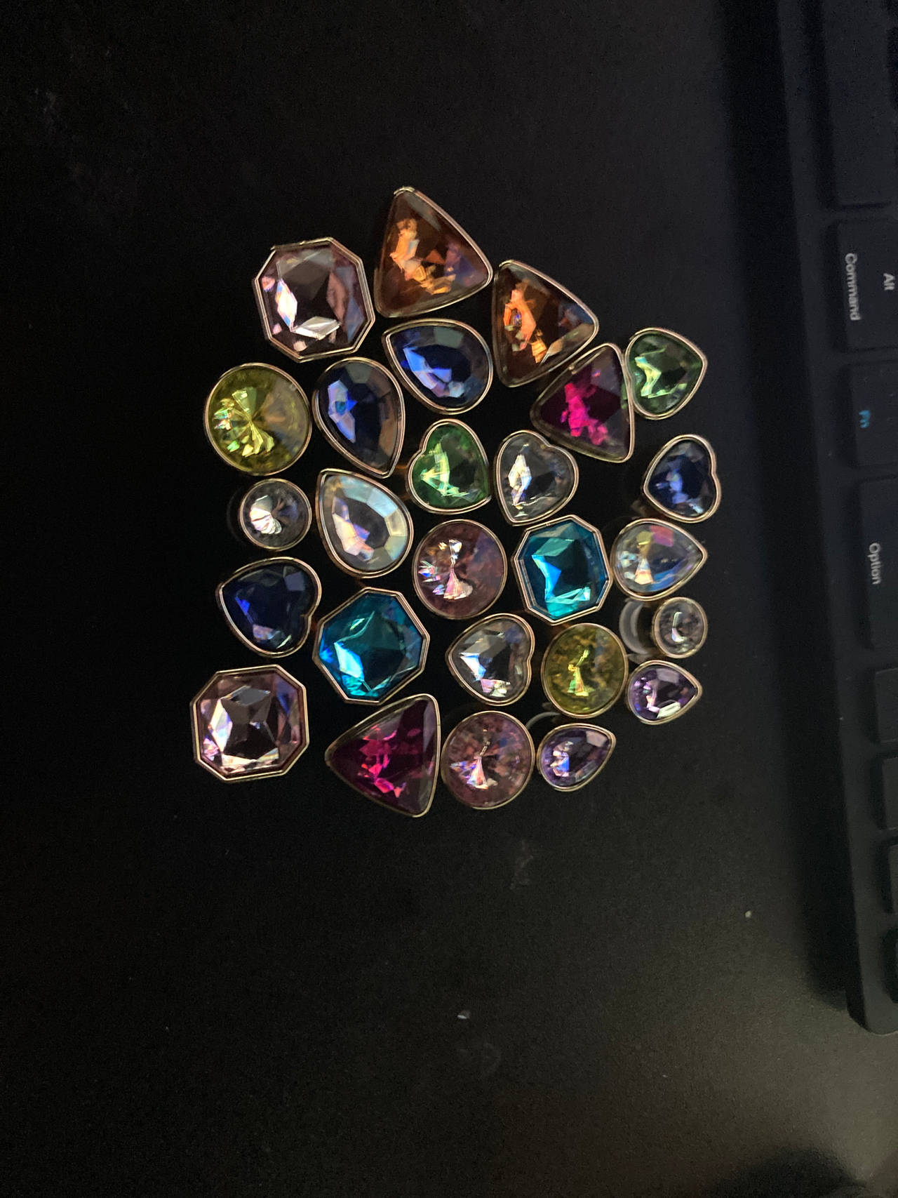 Costume Jewelry Gemstone Brooch