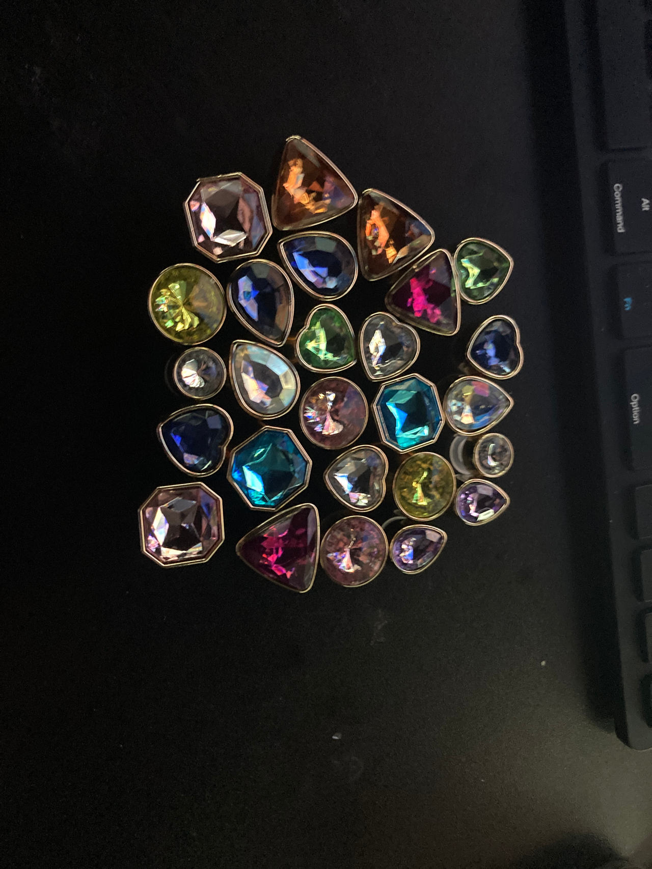 Costume Jewelry Gemstone Brooch