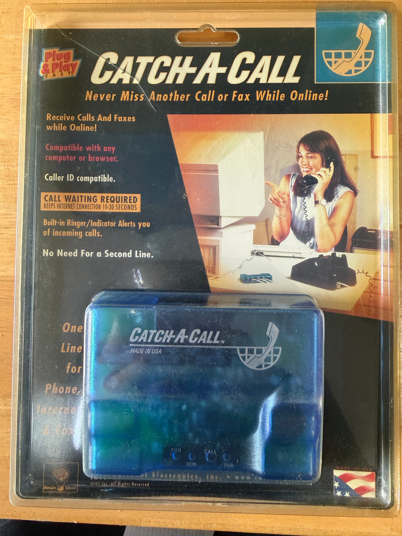 Catch-A-Call Internet Call Waiting Device