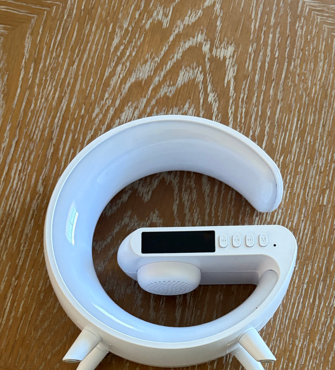G-Shape Smart Light Sound Machine with Wireless Charger
