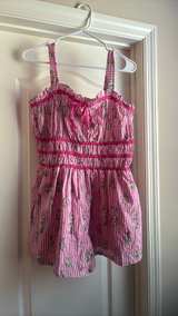 Hippy Fashion Striped Floral Smocked Dress - Image 2
