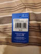 Hurley Men's Striped Pullover Hoodie Size XL - Image 1