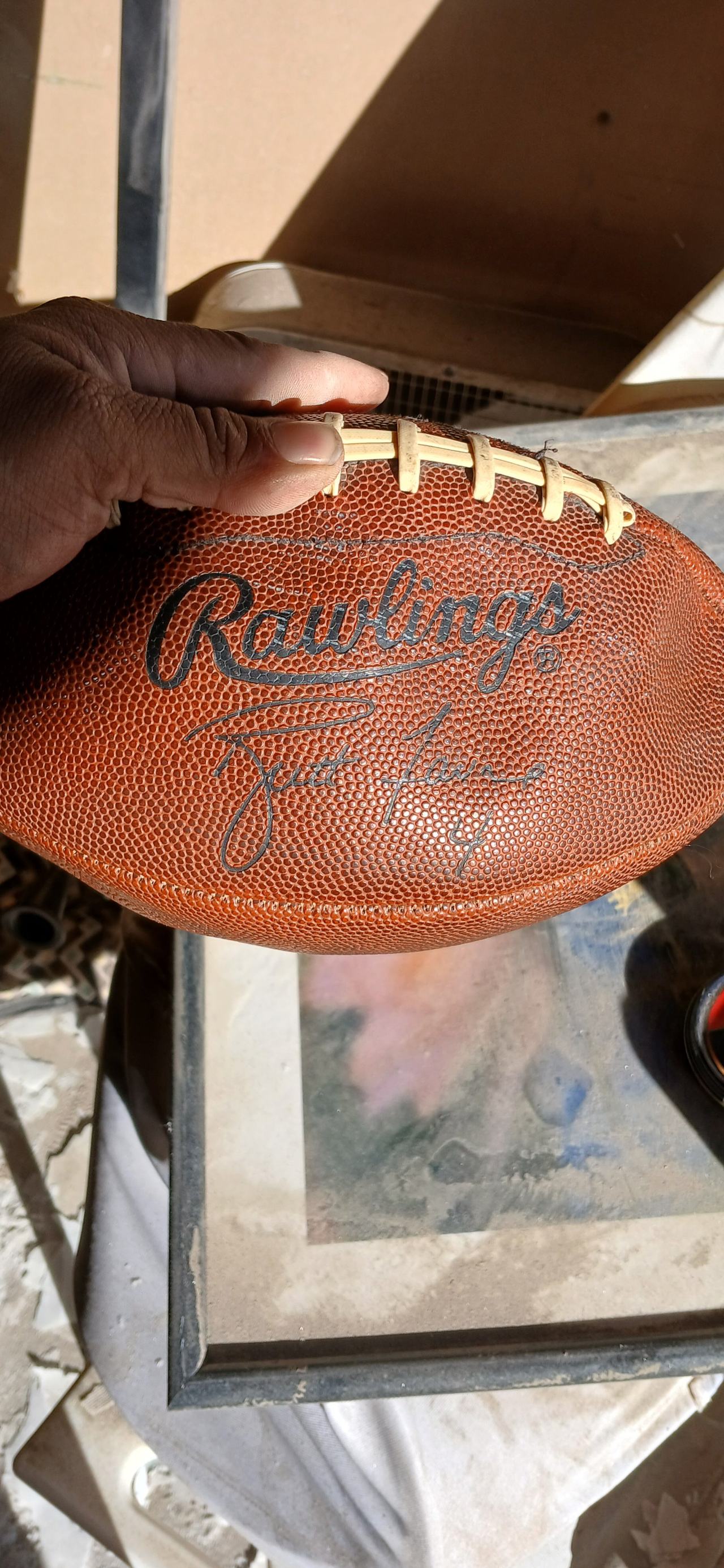 Rawlings Signed Football