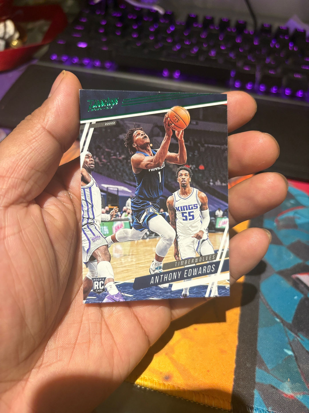 2020-21 Panini Hoops Anthony Edwards Rookie Card