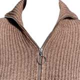 Jessica Simpson Sweater Women’s Size M Quarter Zip Ribbed Mock Neck - Image 2