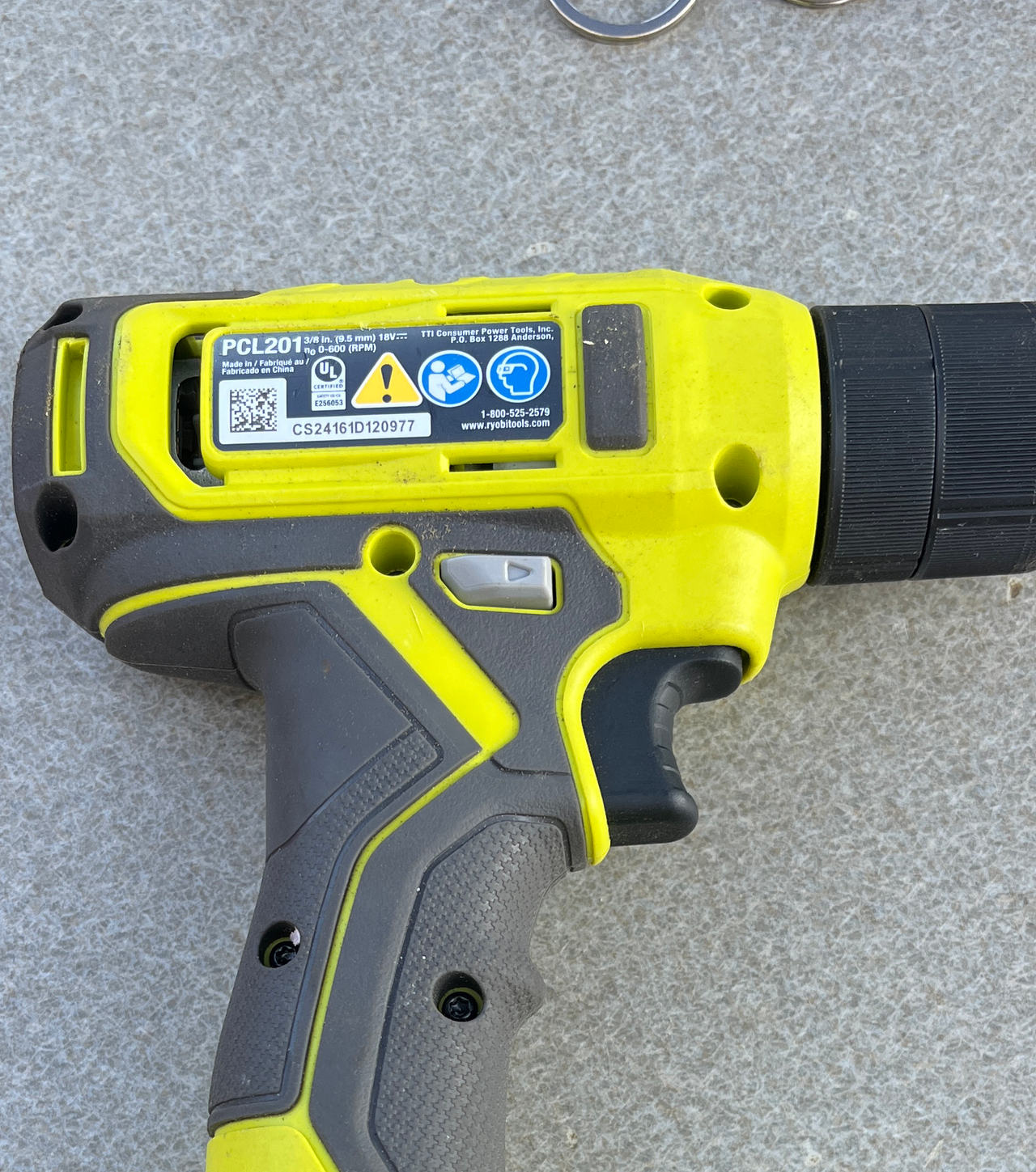 Ryobi PCL201 18V ONE+ 3/8 in. Drill/Driver