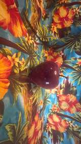Vintage Red Alabaster Stone Apple Paperweight - Image 2