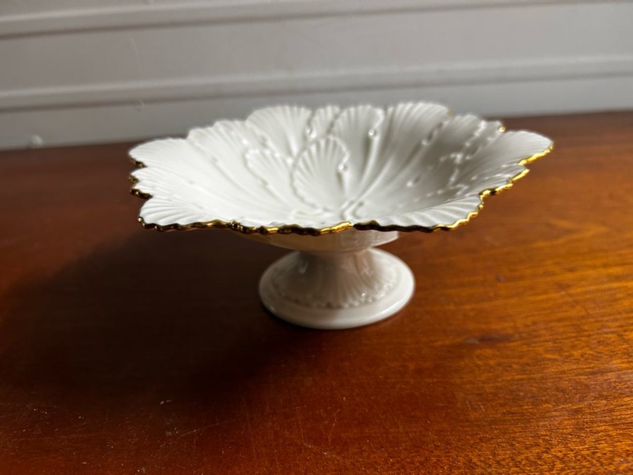 Lenox Arbor Collection White Footed Candy Dish