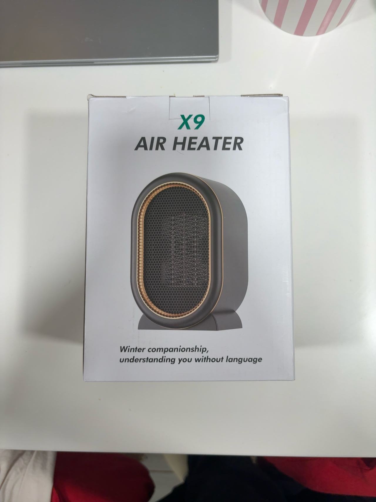 ASNUG Portable Ceramic Space Heater 1200W Green
