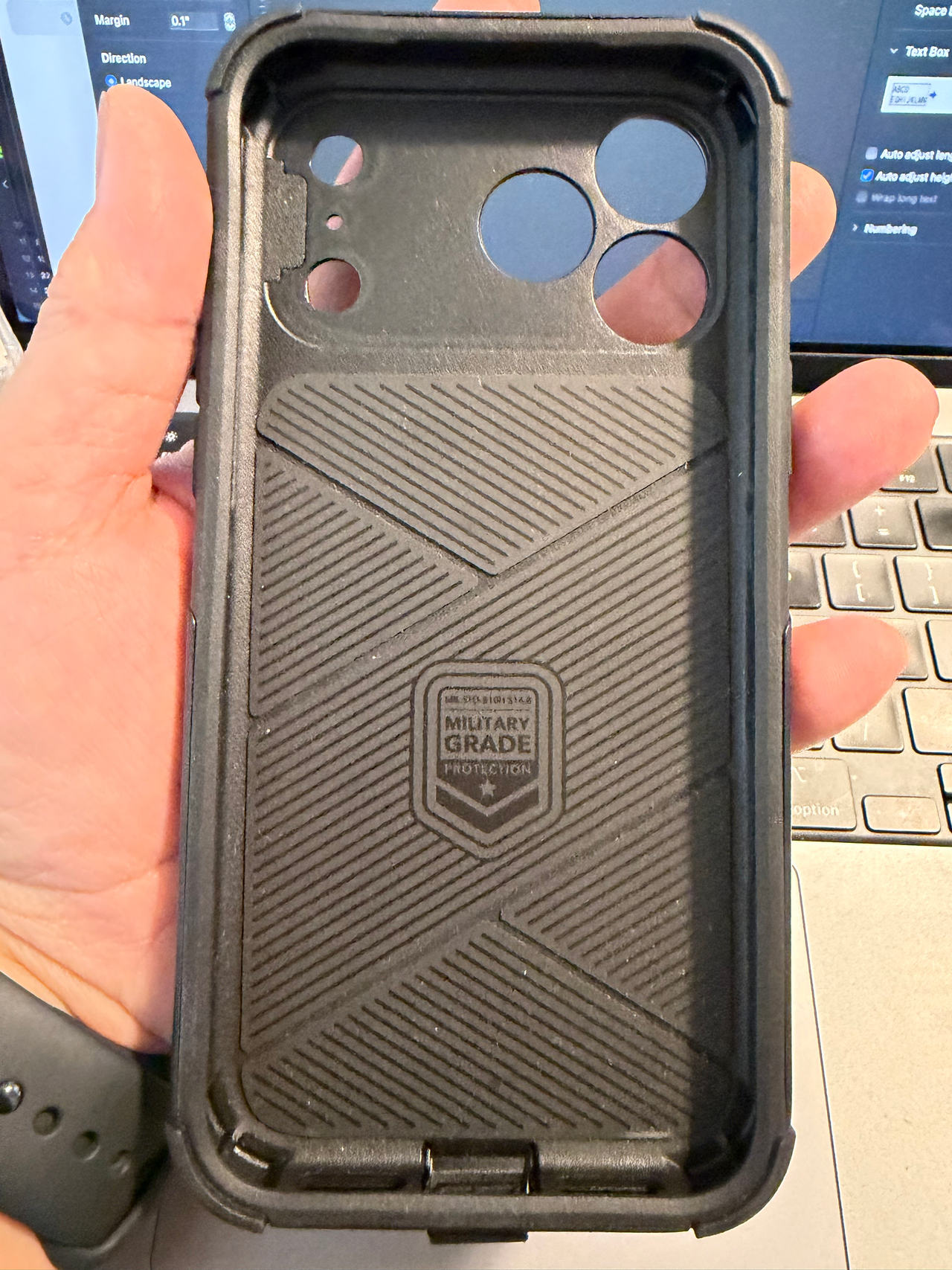 ESR iPhone 17 Pro Max Cyber Series Case with Stash Stand